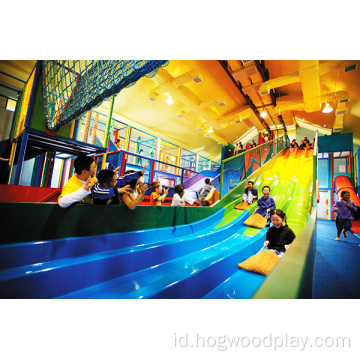 Slide taman bermain dalam ruangan anak-anak berkualitas terbaik